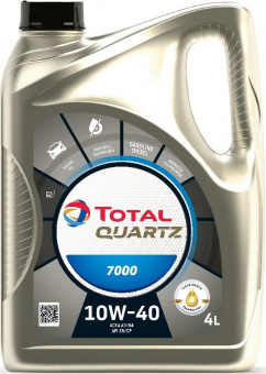 Моторное масло TOTAL QUARTZ 7000 10W40 (4L) NEW полусинт.